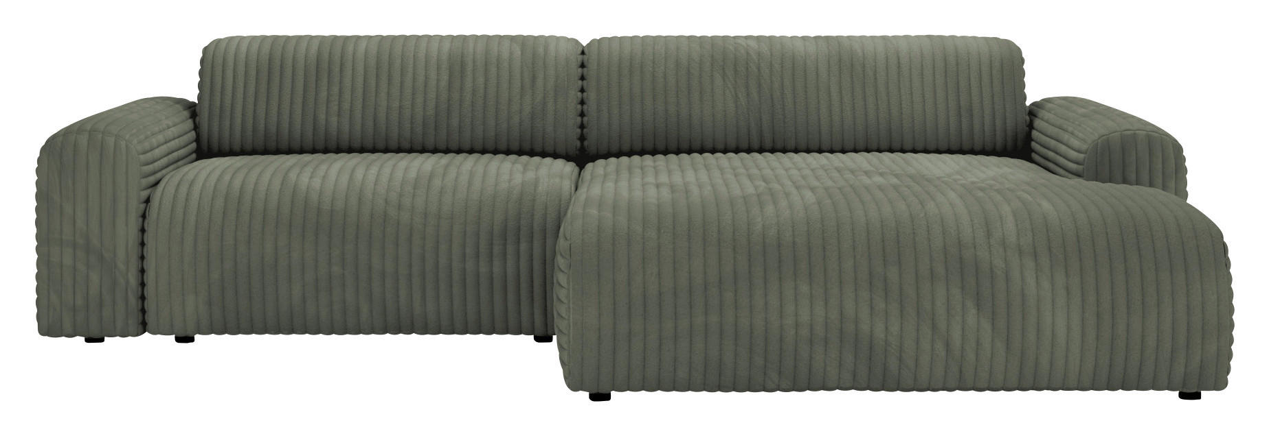 Freisteller von home24 ECKSOFA Olivgrün Cord.
