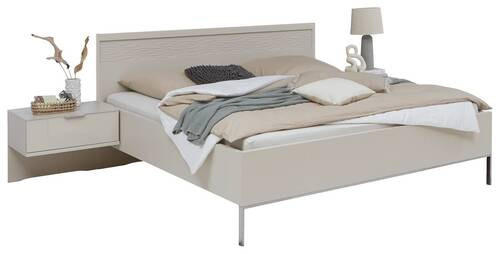 BETTANLAGE - Champagner, Design, Glas (180/200cm) - Dieter Knoll