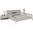 BETTANLAGE - Champagner, Design, Glas (180/200cm) - Dieter Knoll