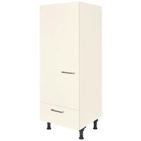 GERÄTEUMBAUSCHRANK 60/168/58 cm  Magnolie  - Edelstahlfarben/Magnolie, Modern, Holzwerkstoff/Metall (60/168/58cm) - Nobilia