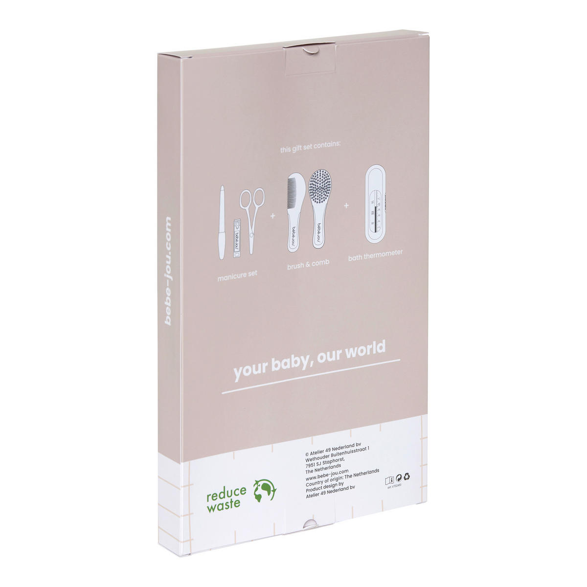 BABYGESCHENKSET 4-teilig OCEAN VIBES  - Grün, Basics, Kunststoff (22.1/22.1/5cm) - Bebe Jou