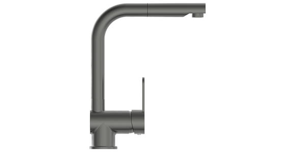 KÜCHENARMATUR - Graphitfarben, Basics, Metall (24/30/5,5cm) - Xora