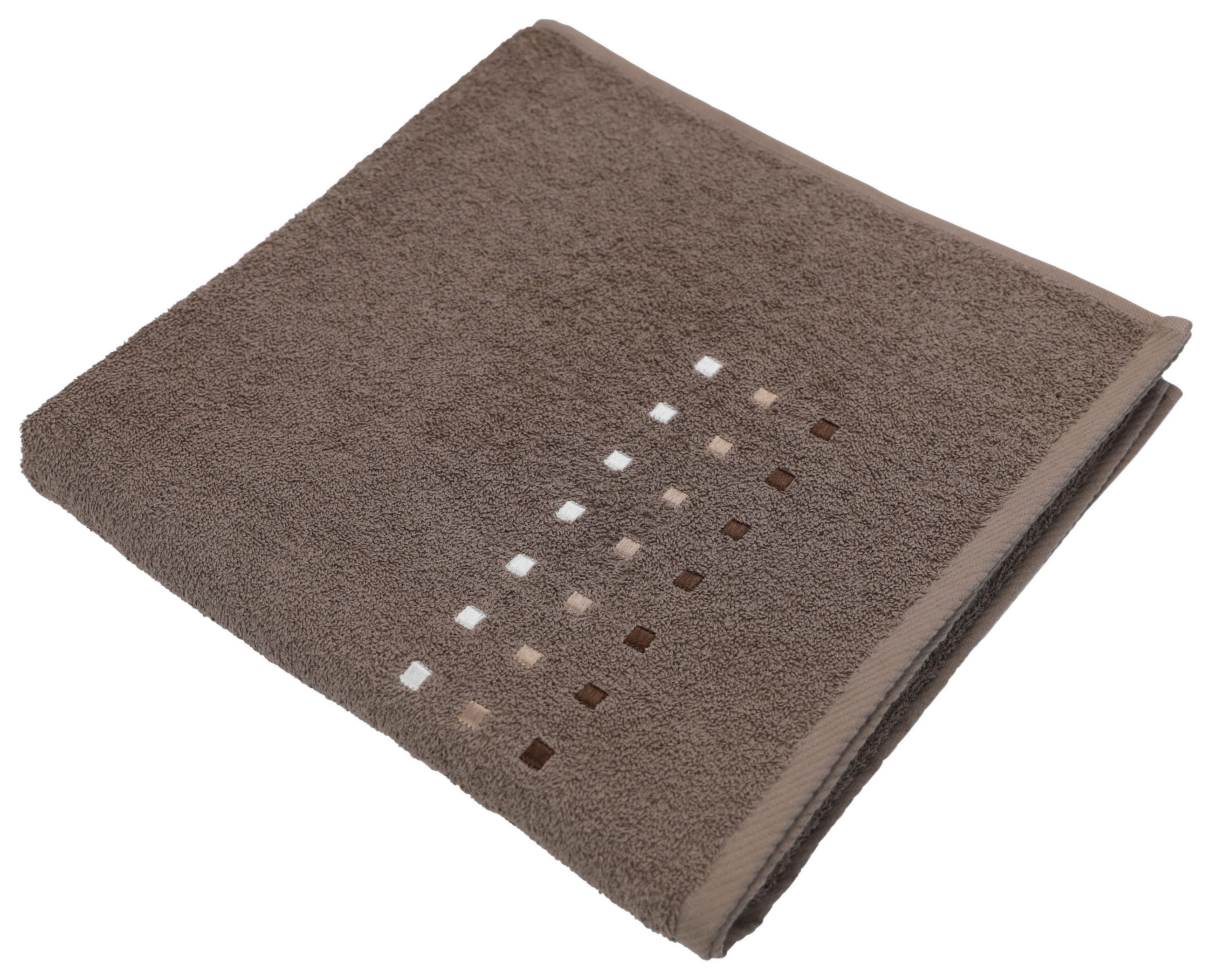 Prosop De Duș 70/140 cm maro, taupe  - maro/taupe, Konventionell, textil (70/140cm) - Esposa