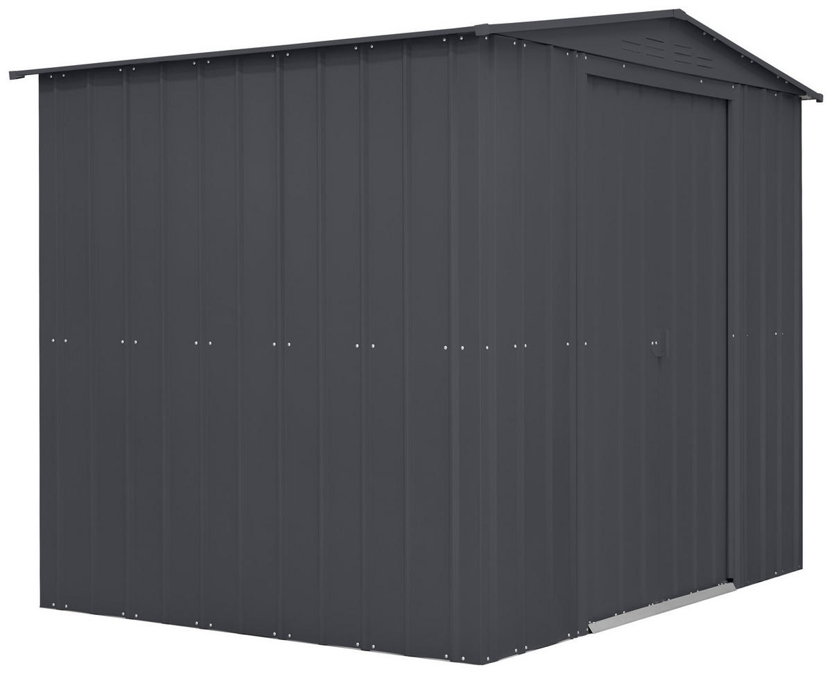 GERÄTEHAUS 245/198/185 cm  - Anthrazit, Basics, Metall (245/198/185cm)