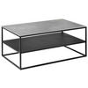 COUCHTISCH in Keramik 100/60/41,5 cm  - Schwarz/Grau, Design, Keramik/Metall (100/60/41,5cm) - Johann Jakob