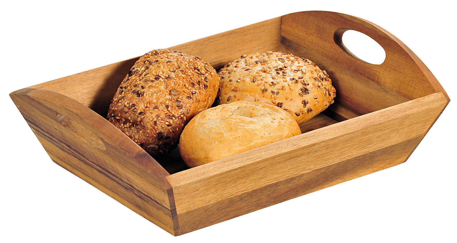 BROTKORB - Naturfarben/Akaziefarben, LIFESTYLE, Holz (31,5/23/9cm) - Homeware Profession.