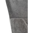 SESSEL in Chenille Anthrazit  - Anthrazit/Schwarz, Design, Textil/Metall (80/100/85cm) - Carryhome