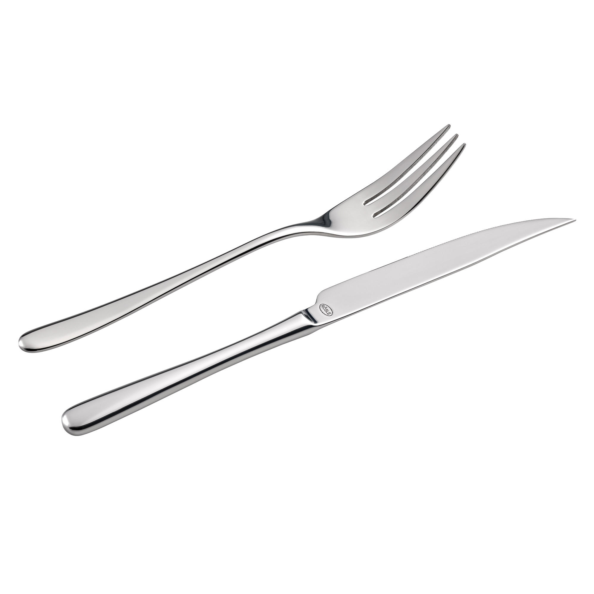 STEAKBESTECK Passion 12-teilig  - Basics, Metall - Rösle