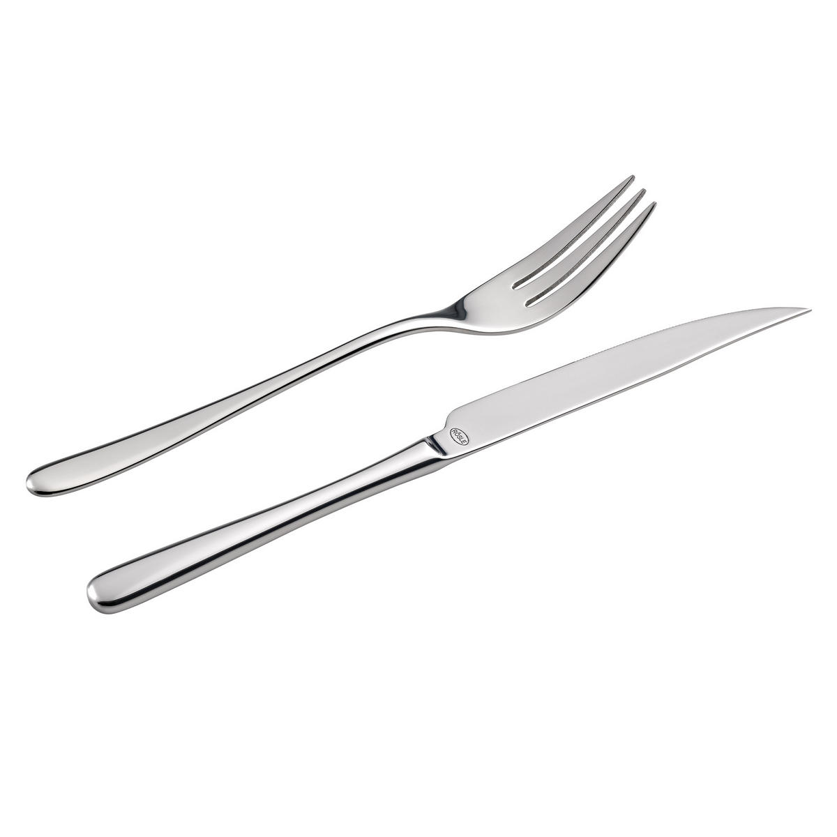 STEAKBESTECK Passion 12-teilig  - Basics, Metall - Rösle