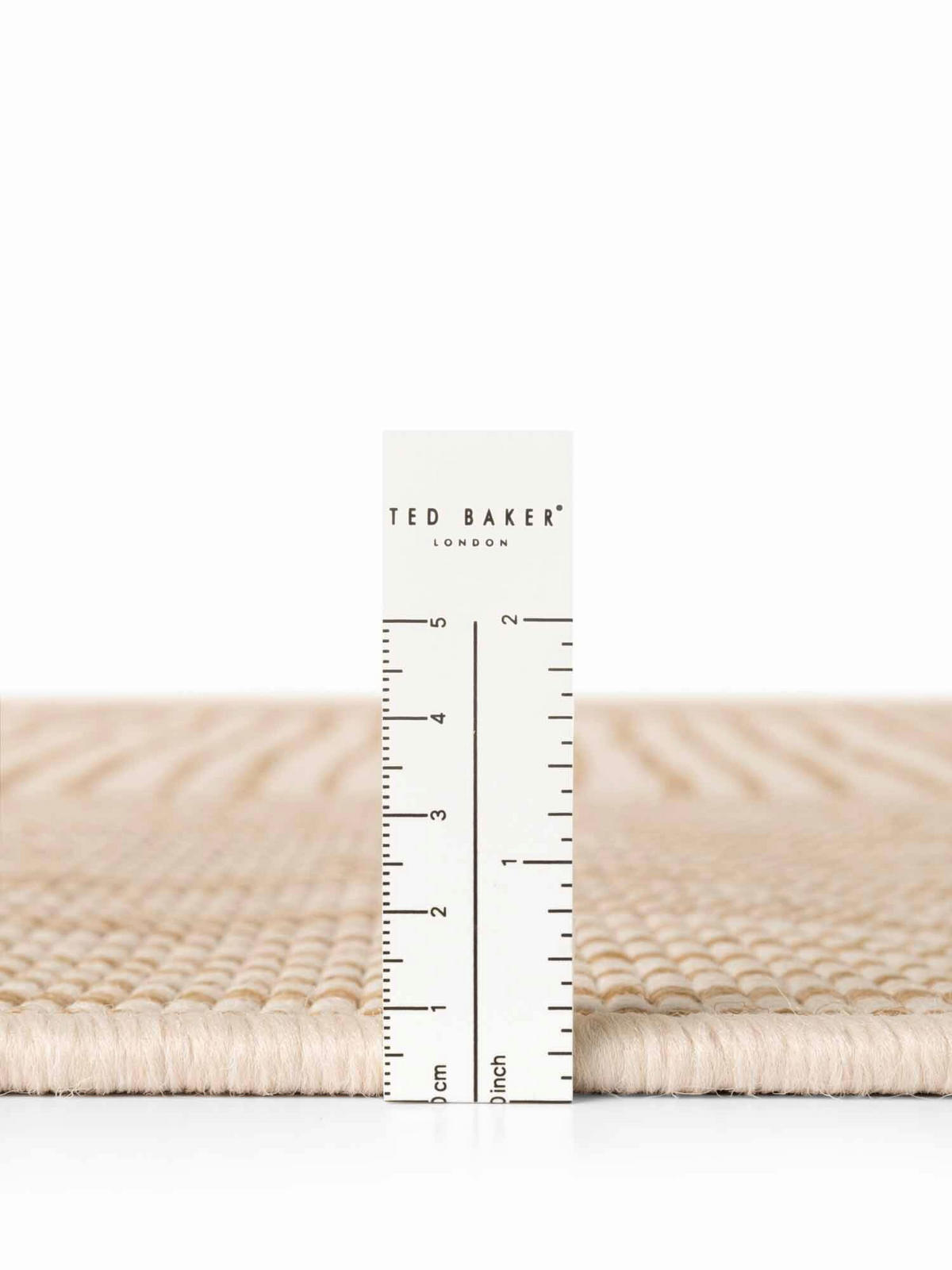 FLACHWEBETEPPICH 120/170 cm Haringey Weiß, Sandfarben rechteckig  - Sandfarben/Weiß, Basics, Kunststoff (120/170cm)