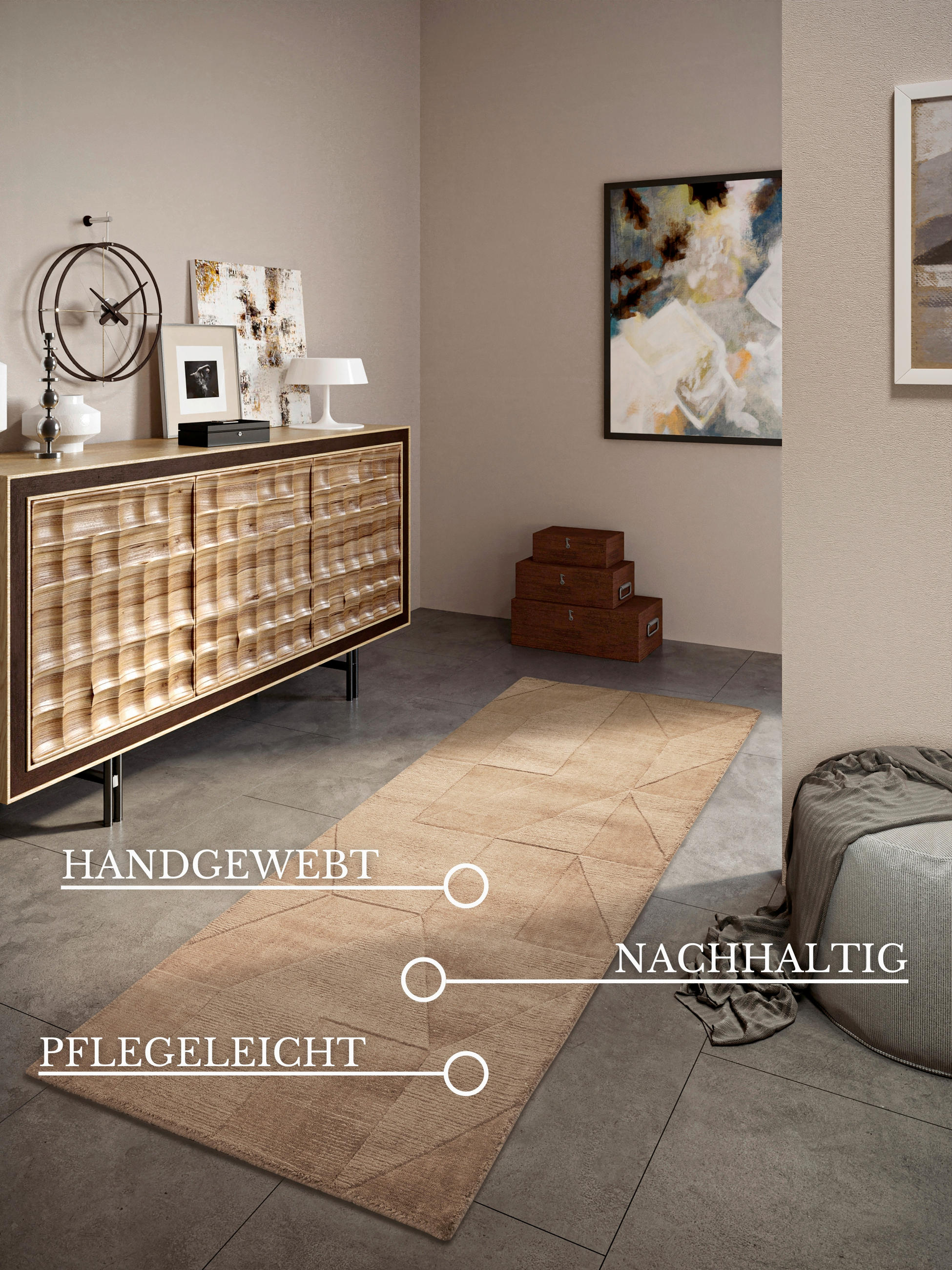 LÄUFER 80/250 cm Kollektion 1906 Beige  - Beige, Basics, Textil (80/250cm) - Villeroy & Boch