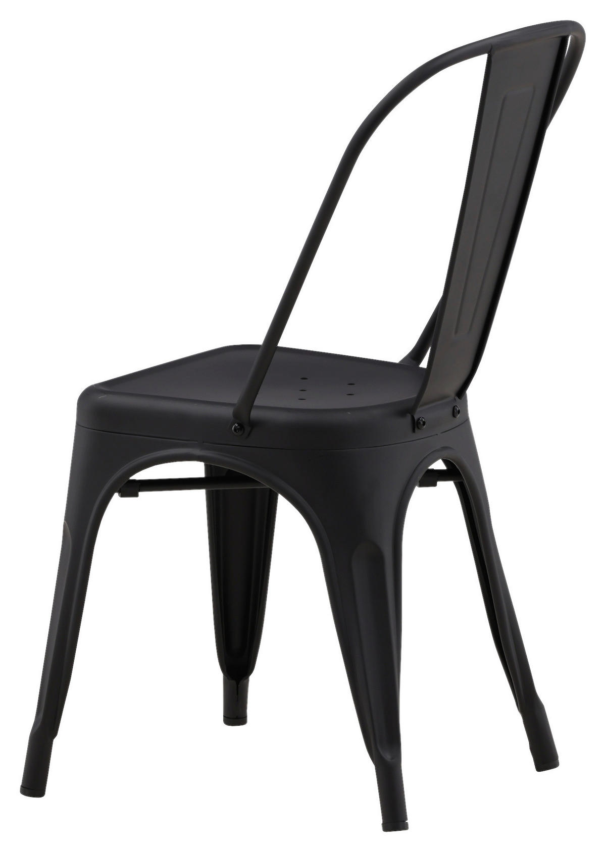 STUHL-SET  in Stahl Metall  - Schwarz, Design, Metall (45/85/53cm) - Livetastic