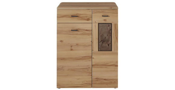 SCHUHSCHRANK  in 76/104/40 cm  - Buchefarben/Graphitfarben, KONVENTIONELL, Holzwerkstoff/Kunststoff (76/104/40cm) - Voleo