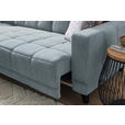 ECKSOFA  in Webstoff Hellblau  216/302 cm  - Schwarz/Hellblau, Design, Holz/Textil (216/302cm) - Xora