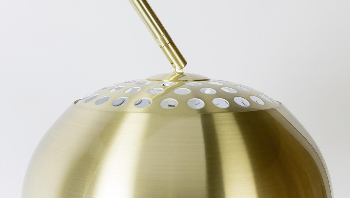 BOGENLEUCHTE  170/205 cm   - Goldfarben, Design, Metall (170/205cm) - Zuiver