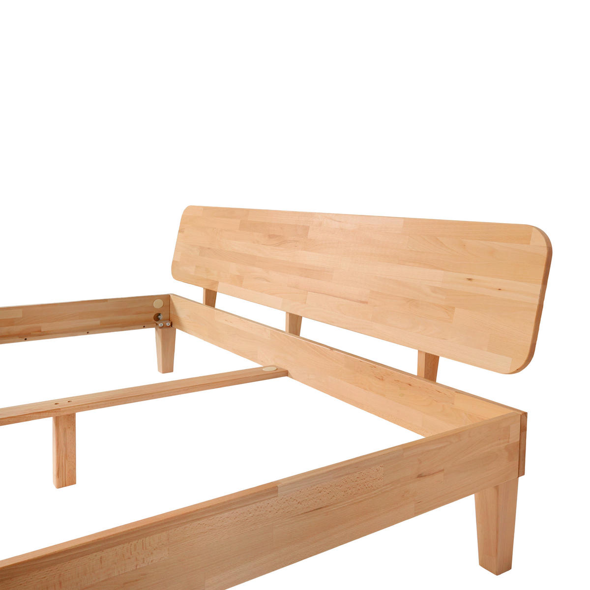 BETT 180/220 cm  Buchefarben   - Buchefarben, Modern, Holz (180/220cm) - MID.YOU