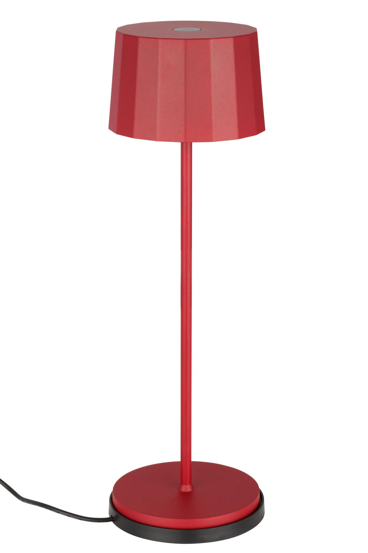 LED-TISCHLEUCHTE 11/35 cm   - Rot, Basics, Kunststoff/Metall (11/35cm) - Dieter Knoll