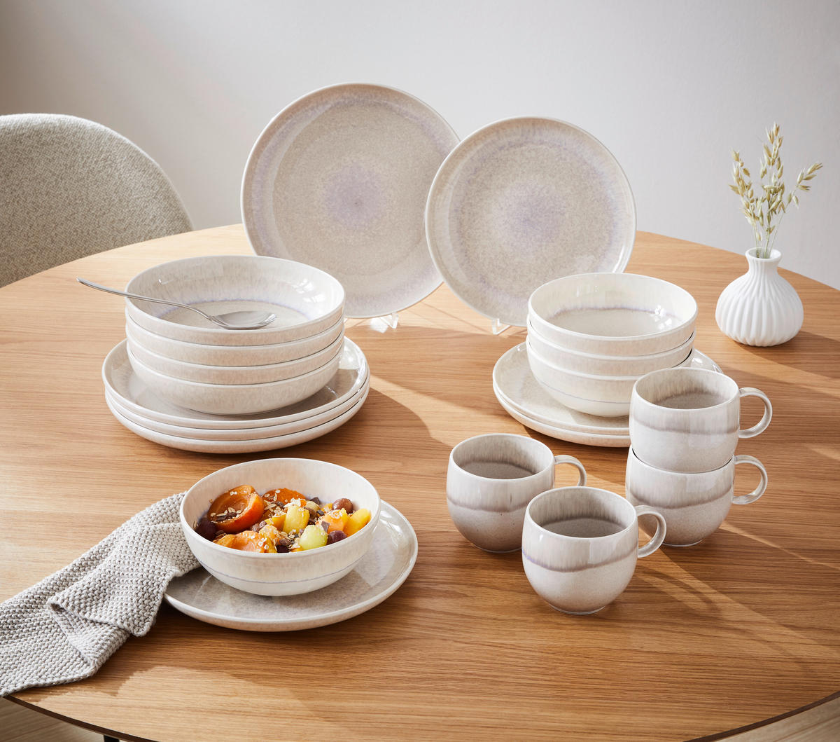 ASZTALI ÉTKÉSZLET 8 részes  - homok, Konventionell, kerámia (34,5/19,4/32,0cm) - like.Villeroy & Boch