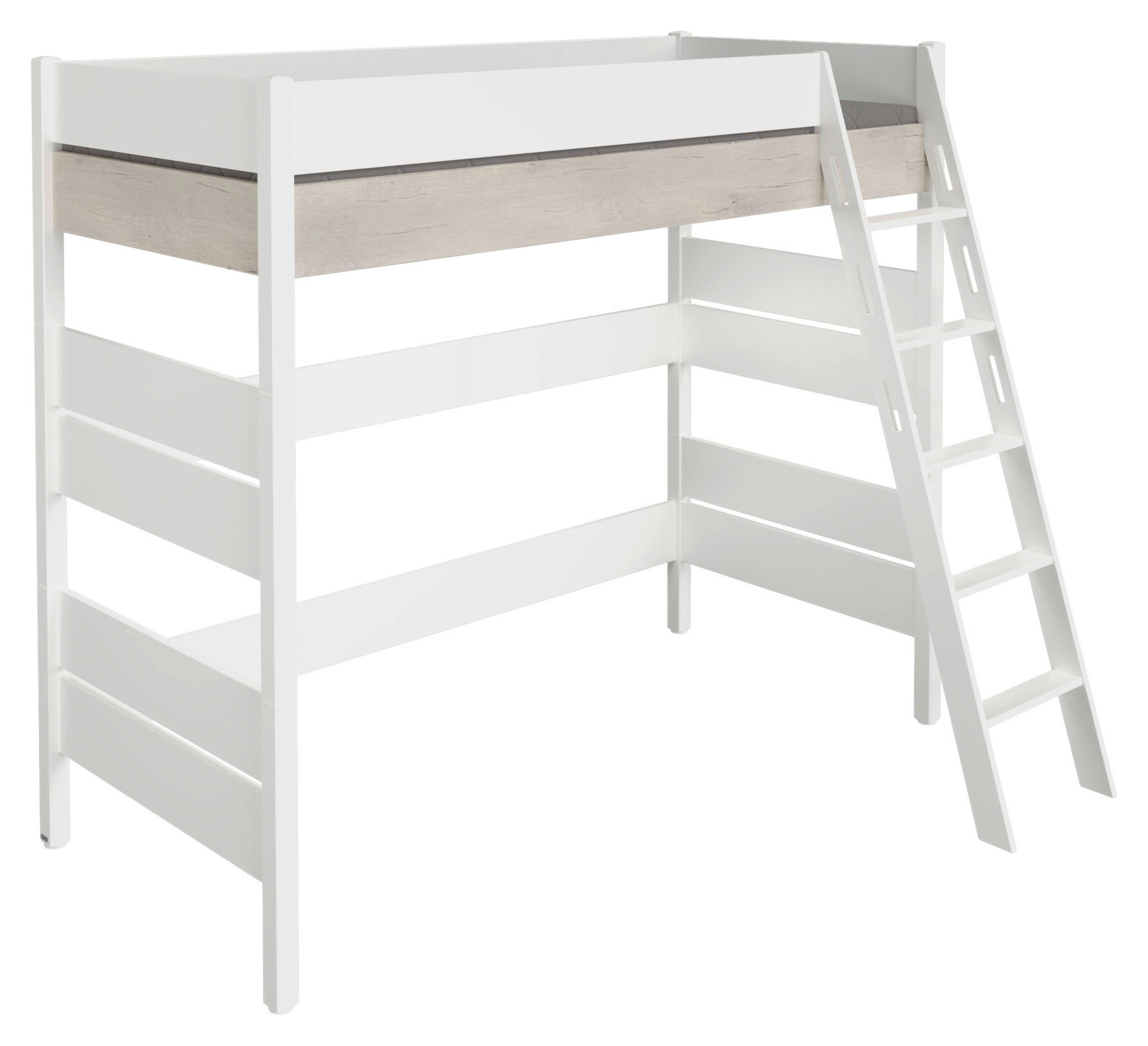 HOCHBETT 90/200 cm Weiß, Silbereichenfarben  - Weiß/Silbereichenfarben, Basics, Holz/Holzwerkstoff (90/200cm) - Paidi