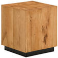 BEISTELLTISCH in Holz, Holzwerkstoff 40/40/45 cm  - Eichefarben/Schwarz, Design, Holz/Holzwerkstoff (40/40/45cm) - Carryhome