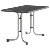 GARTENTISCH 115/70/72 cm Holzwerkstoff rechteckig  - Graphitfarben, MODERN, Holzwerkstoff/Metall (115/70/72cm) - Sieger