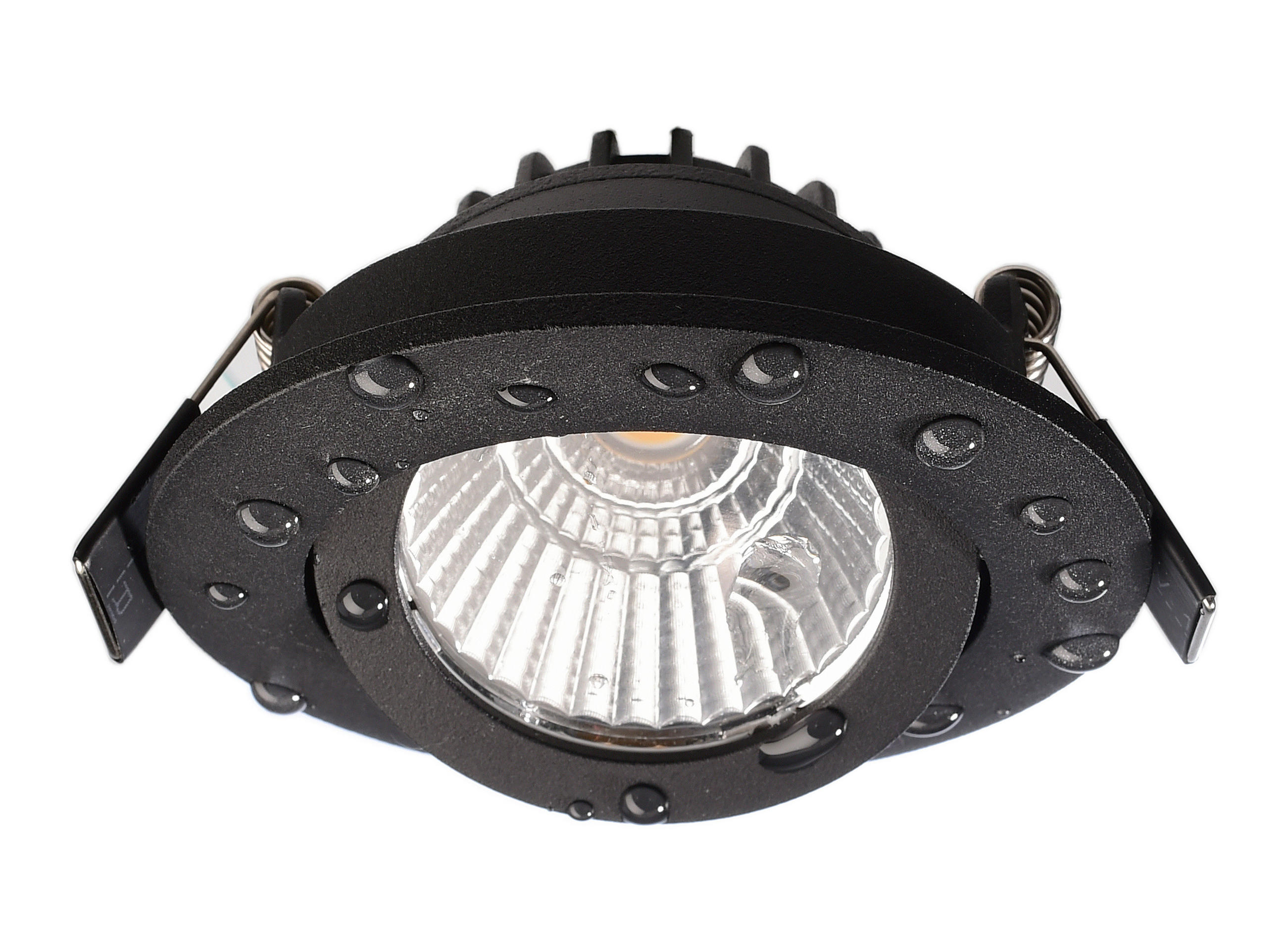 LED-EINBAUSPOT Dione 8,2/8,2/4,1 cm   - Schwarz, KONVENTIONELL, Metall (8,2/8,2/4,1cm)