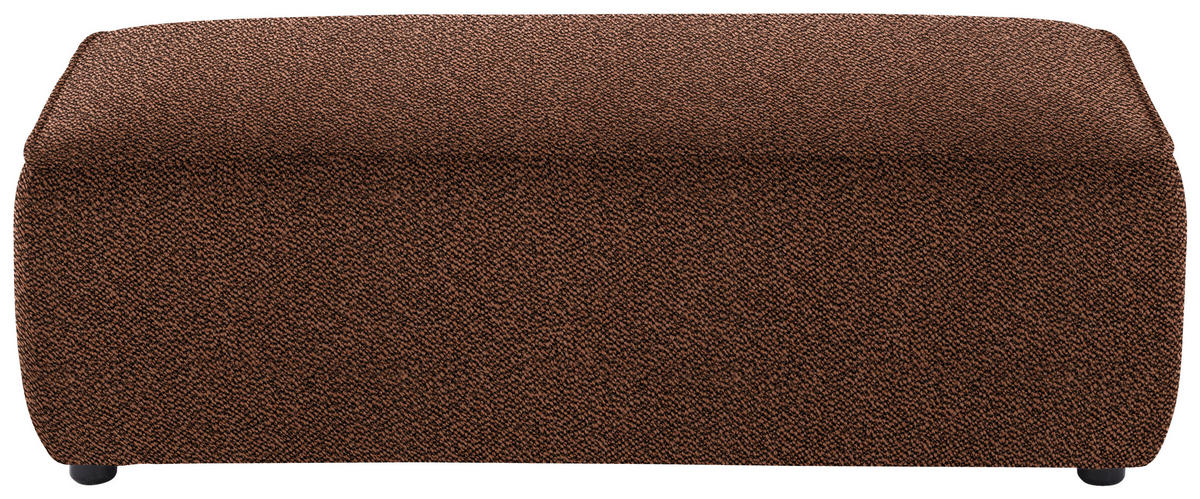 ECKSOFA in Flachgewebe Braun  341/164 cm  - Schwarz/Braun, Design, Kunststoff/Textil (341/164cm) - W.Schillig
