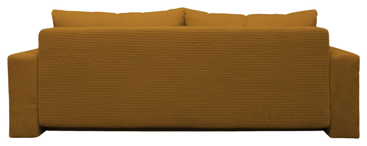 SCHLAFSOFA in Cord Rostfarben  - Rostfarben/Silberfarben, Design, Kunststoff/Textil (232/88/105cm) - MID.YOU