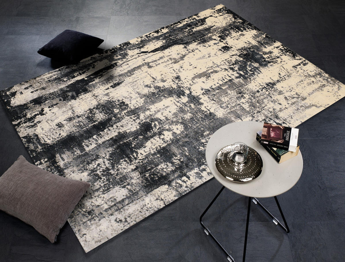 FLACHWEBETEPPICH 170/240 cm Wave Arte Creme, Grau  - Creme/Grau, Design, Textil (170/240cm) - Musterring
