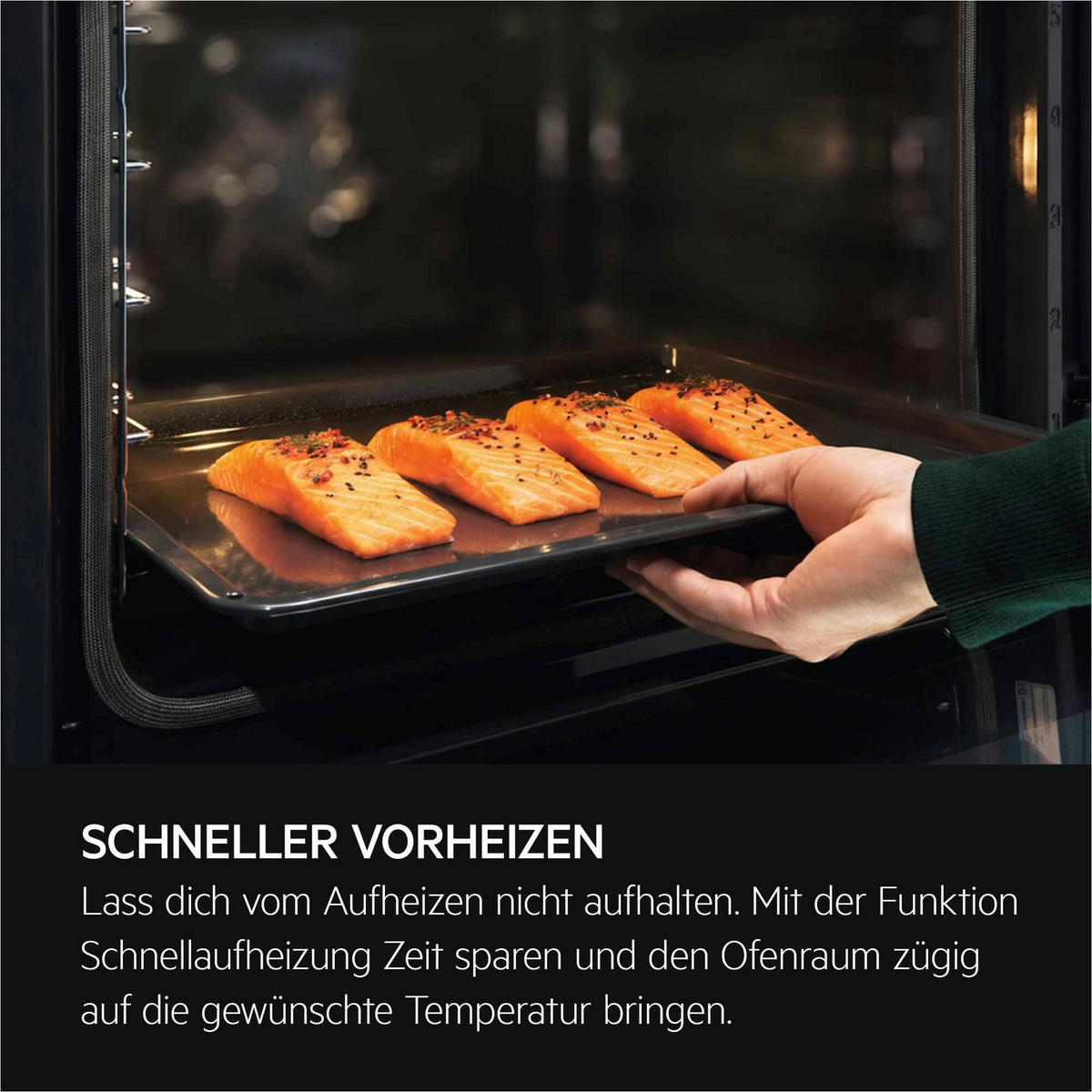EINBAUBACKOFEN BP6150T  - Schwarz, Basics (56/59/55cm) - AEG