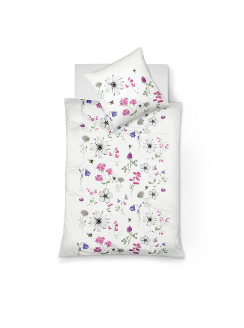 BETTWÄSCHE milano Satin 135/200 cm  - Lila, ROMANTIK / LANDHAUS, Textil (135/200cm) - Fleuresse
