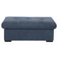HOCKERBANK 108/42/54 cm Flachgewebe Anthrazit Kunststoff - Anthrazit/Schwarz, Design, Kunststoff/Textil (108/42/54cm) - Xora