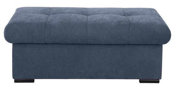 HOCKERBANK 108/42/54 cm Flachgewebe Anthrazit Kunststoff - Anthrazit/Schwarz, Design, Kunststoff/Textil (108/42/54cm) - Xora