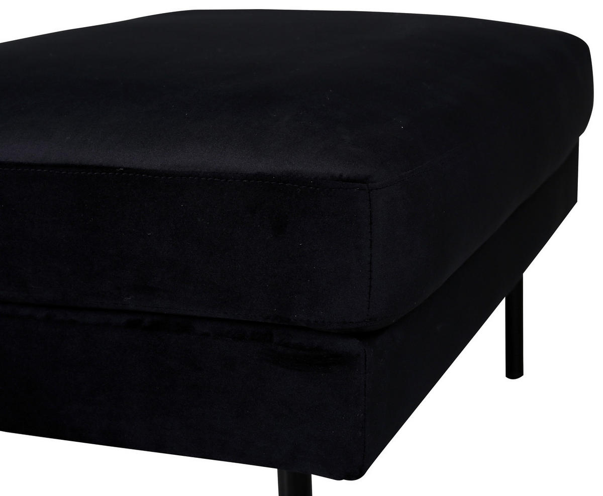 HOCKER in Metall, Textil  - Design, Textil/Metall (85/47/64cm) - Livetastic