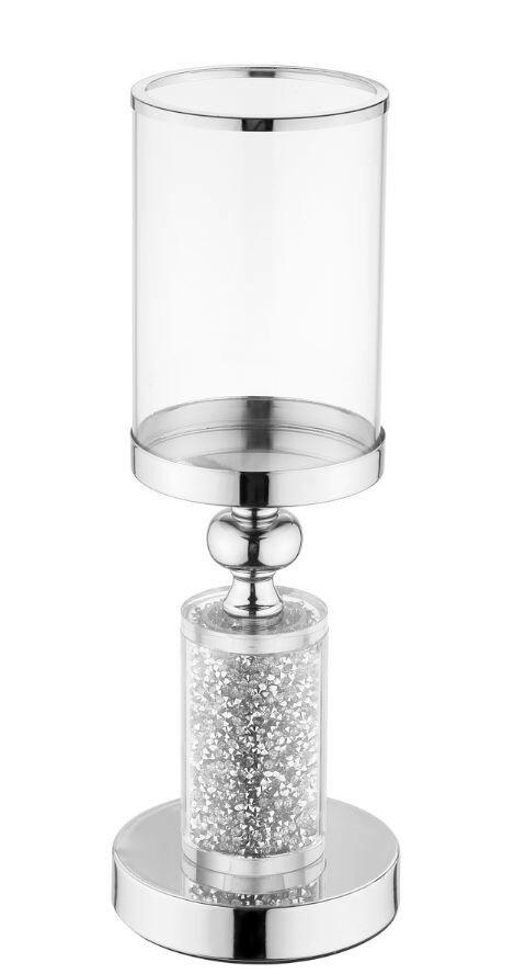 WINDLICHT - Silberfarben, Basics, Metall (10/10/35cm)