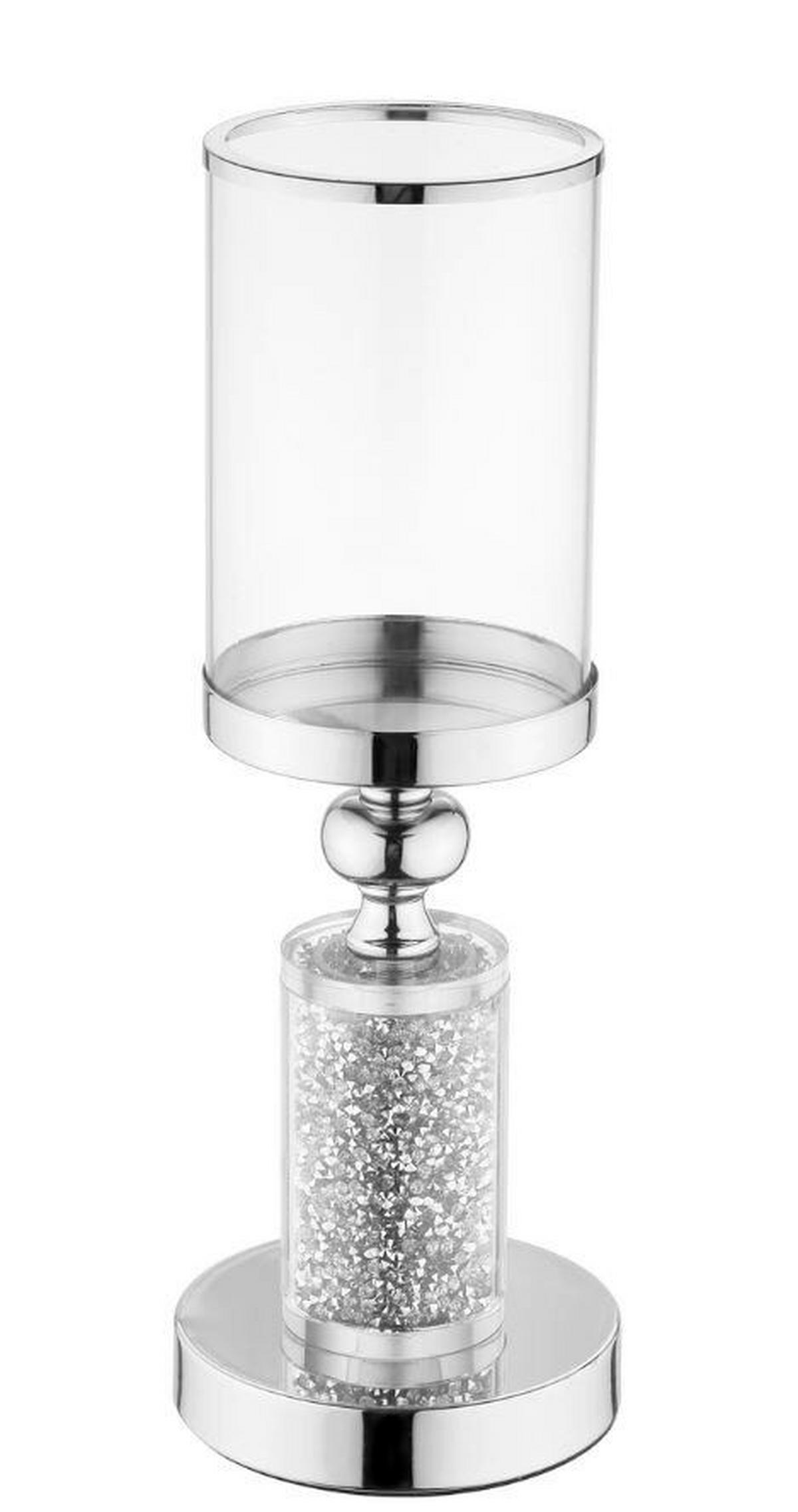 WINDLICHT - Silberfarben, Basics, Metall (10/10/35cm)