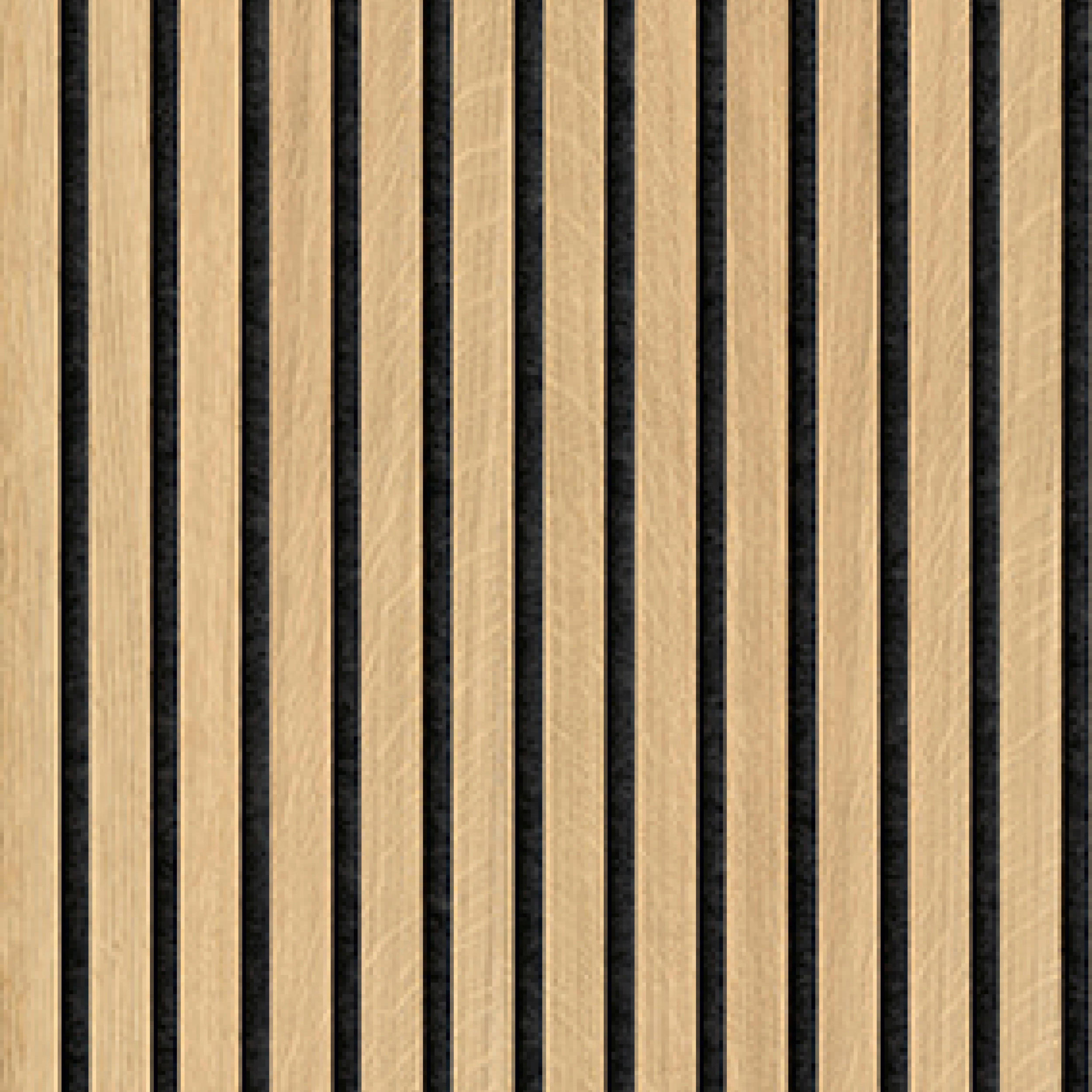 AKUSTIKPANEEL Echtholz Wallution PRO 2 Stück  - Eichefarben, Basics, Holz/Holzwerkstoff (60/60/0.75cm) - Novel