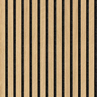 AKUSTIKPANEEL Echtholz Wallution PRO 2 Stück  - Eichefarben, Basics, Holz/Holzwerkstoff (60/60/0.75cm) - Novel