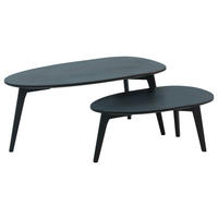 COUCHTISCH Holz 100/50/42 cm  - Schwarz, Design, Holz (100/50/42cm) - P & B