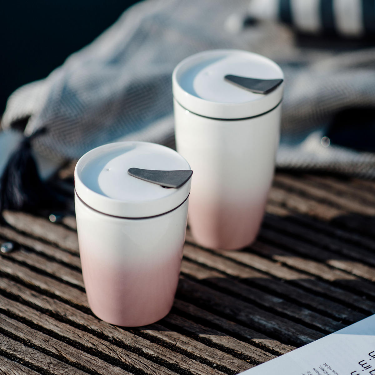 ELVITELES KÁVÉSBÖGRE 0,35 l  - rózsaszín/fehér, Basics, műanyag/kerámia (350ml) - like.Villeroy & Boch