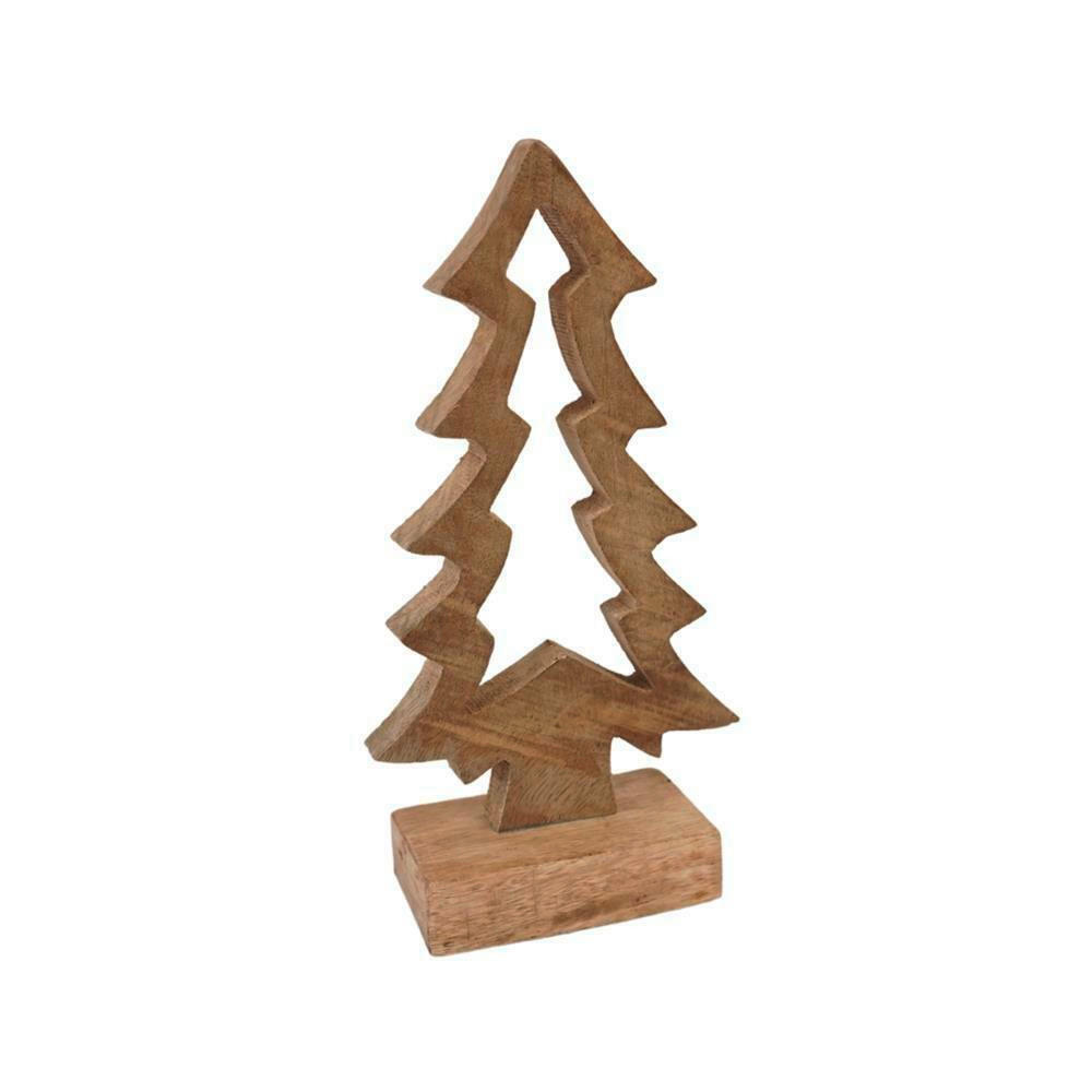 BOŽIĆNA FIGURA - Basics, drvo (24/20/5cm) - X-Mas