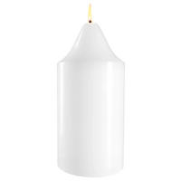 ALTARKERZE - Weiß, KONVENTIONELL, Paraffin (9/20cm)