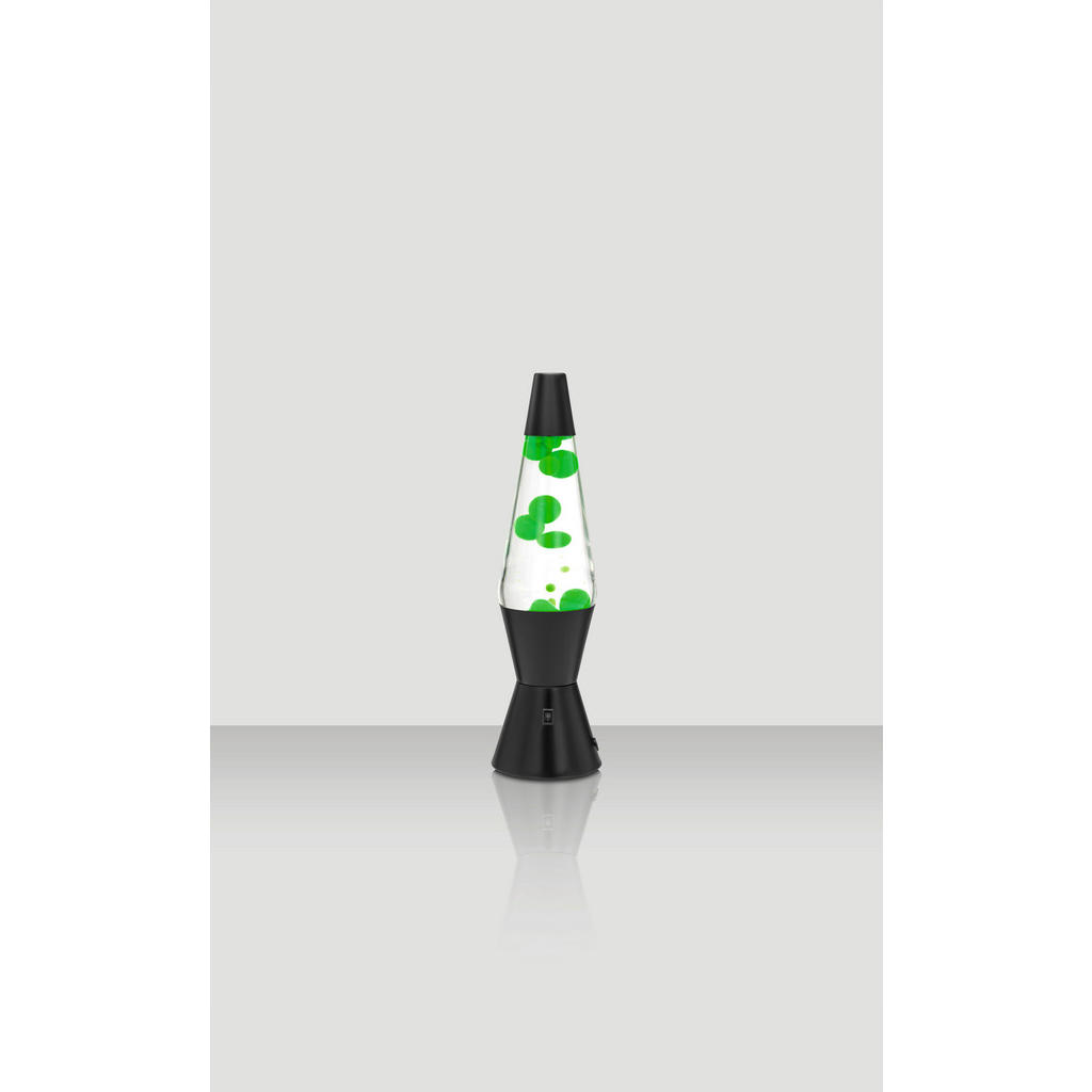 Thumbnail - Novel Lavaleuchte, Grün, Schwarz, Metall, Glas, Uni, 55 mm, rund, 37.5 cm, RoHS, Bsci, CE, Wippschalter, Lampen & Leucht...