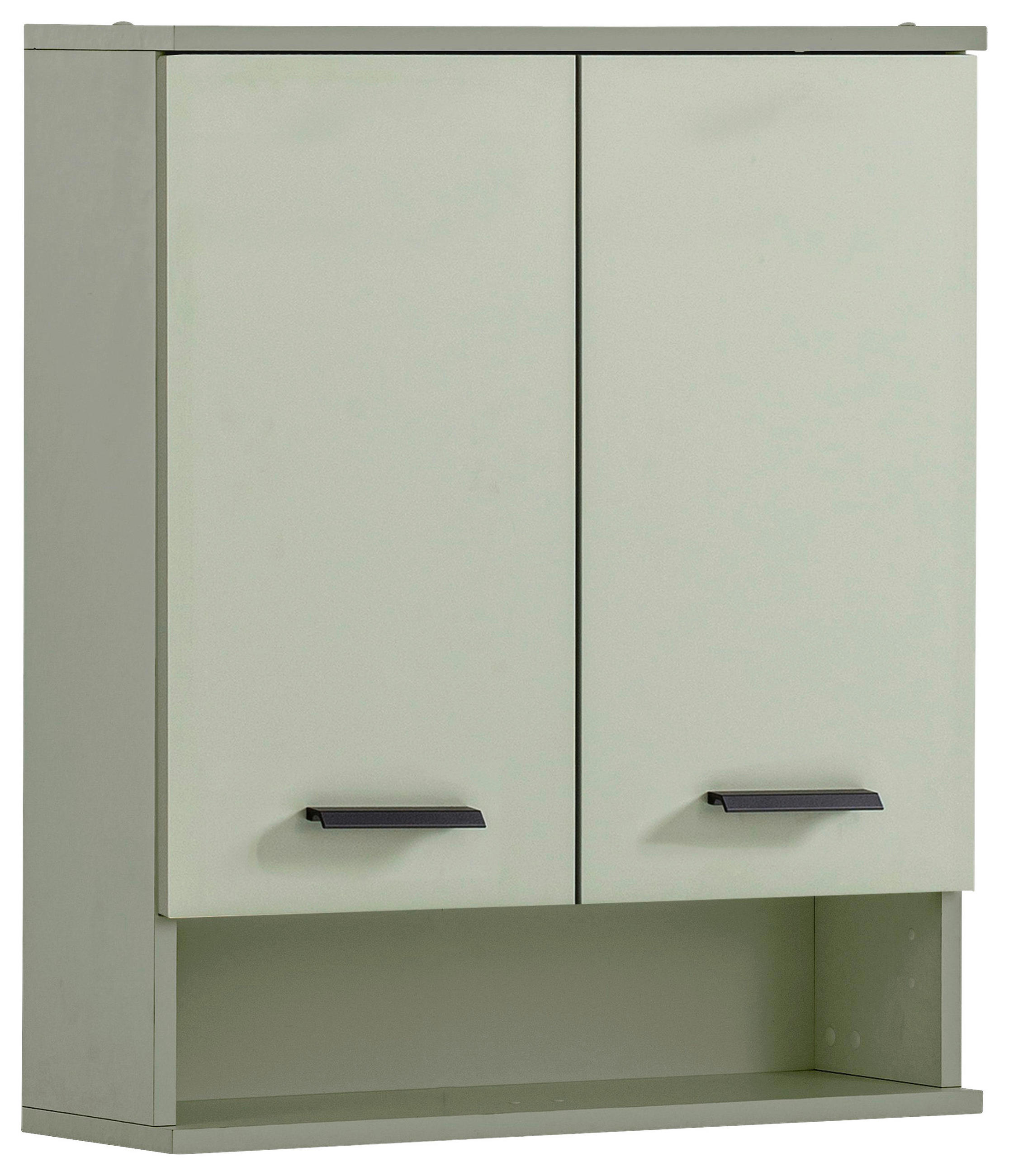 HÄNGESCHRANK 60/70,8/20,5 cm  - Schwarz/Hellgrün, KONVENTIONELL, Holzwerkstoff/Metall (60/70,8/20,5cm) - Stylife