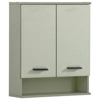 HÄNGESCHRANK 60/70,8/20,5 cm  - Schwarz/Hellgrün, KONVENTIONELL, Holzwerkstoff/Metall (60/70,8/20,5cm) - Stylife