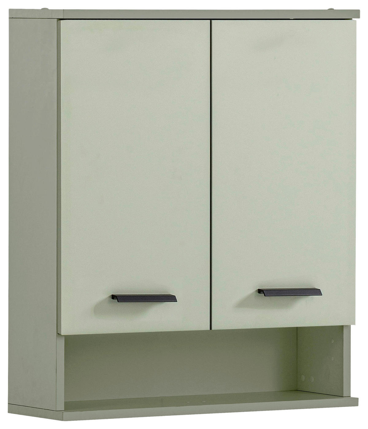 HÄNGESCHRANK 60/70,8/20,5 cm  - Schwarz/Hellgrün, KONVENTIONELL, Holzwerkstoff/Metall (60/70,8/20,5cm) - Stylife