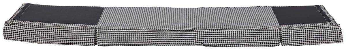SCHLAFSESSEL Jacquard Weiß, Schwarz    - Schwarz/Weiß, MODERN, Textil (74/61,5/80cm) - MID.YOU