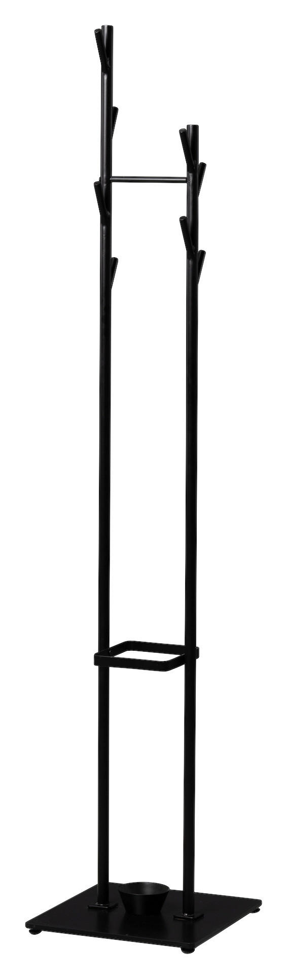 GARDEROBENSTÄNDER in Schwarz 35/170/35 cm   - Schwarz, Design, Metall (35/170/35cm) - Xora