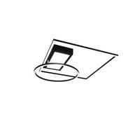 LED SVJETILJKA STROPNA Downey  - crna, Design, metal (64,5/9,0/86,5cm)