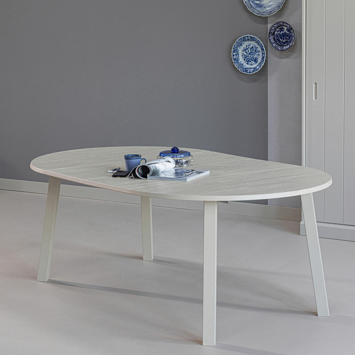 ESSTISCH in Holz 120-200/120/75 cm  - Grau, MODERN, Holz (120-200/120/75cm) - Livetastic